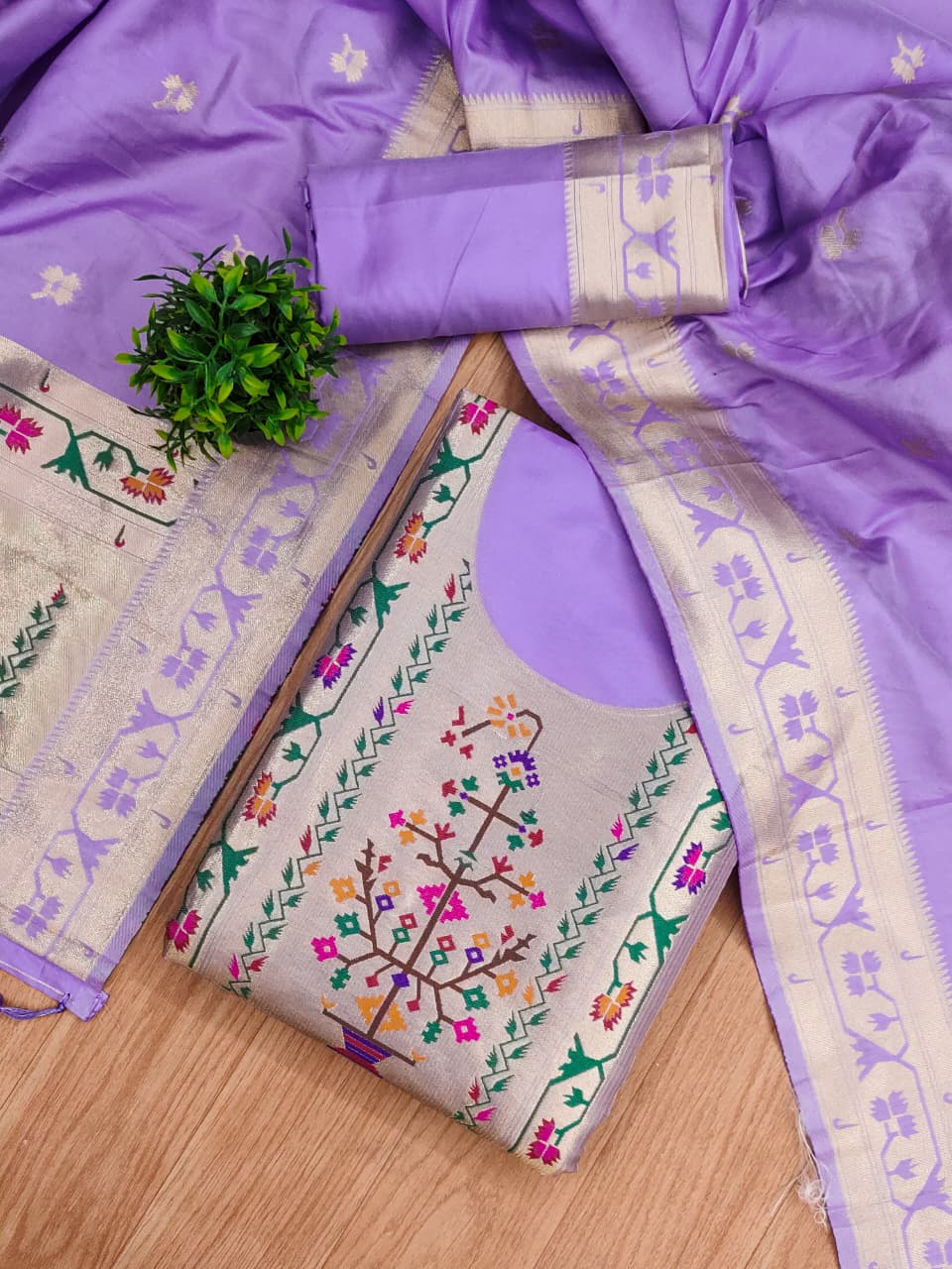 PD004 PAITHANI DRESS MATERIAL