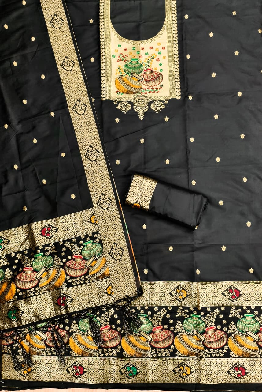 PD005 Paithani dress material