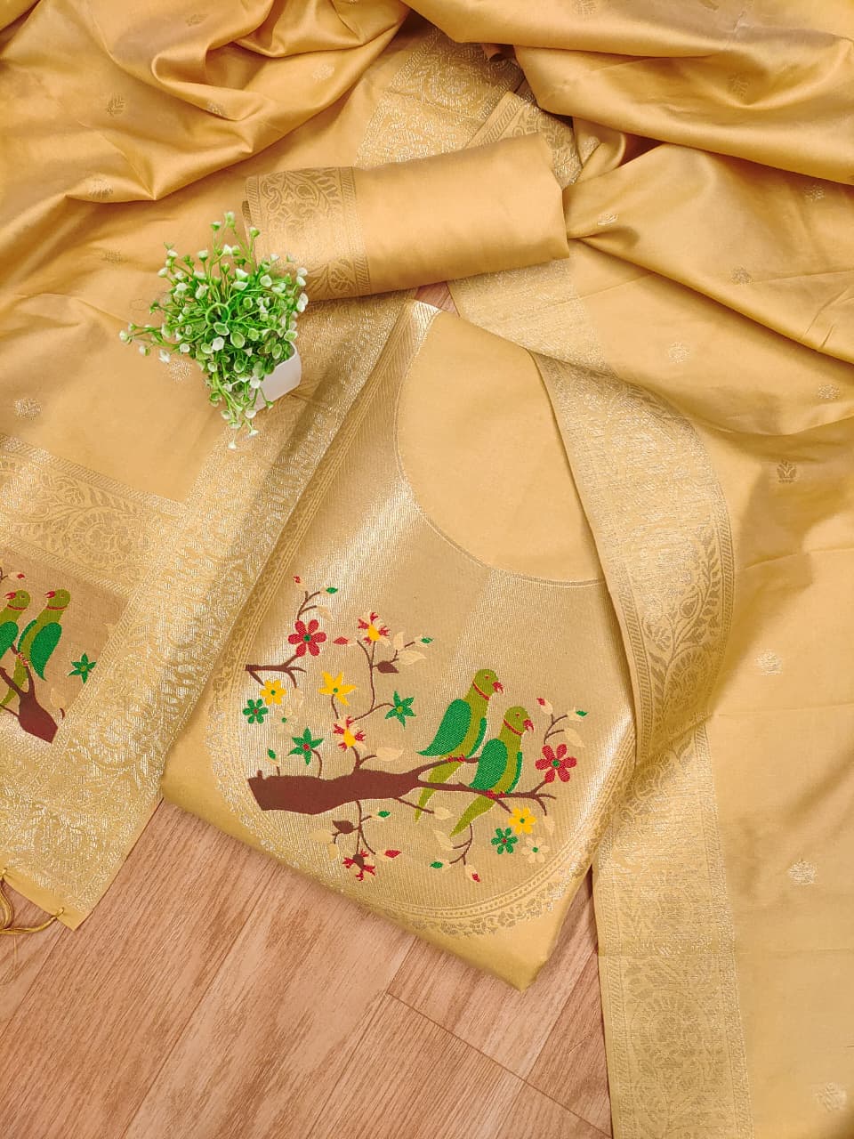PD006 PAITHANI DRESS MATERIAL