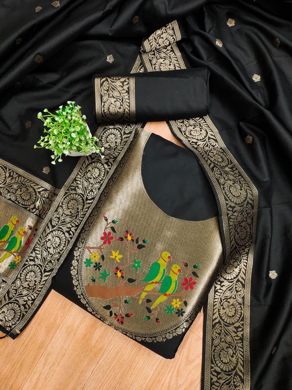 PD006 PAITHANI DRESS MATERIAL