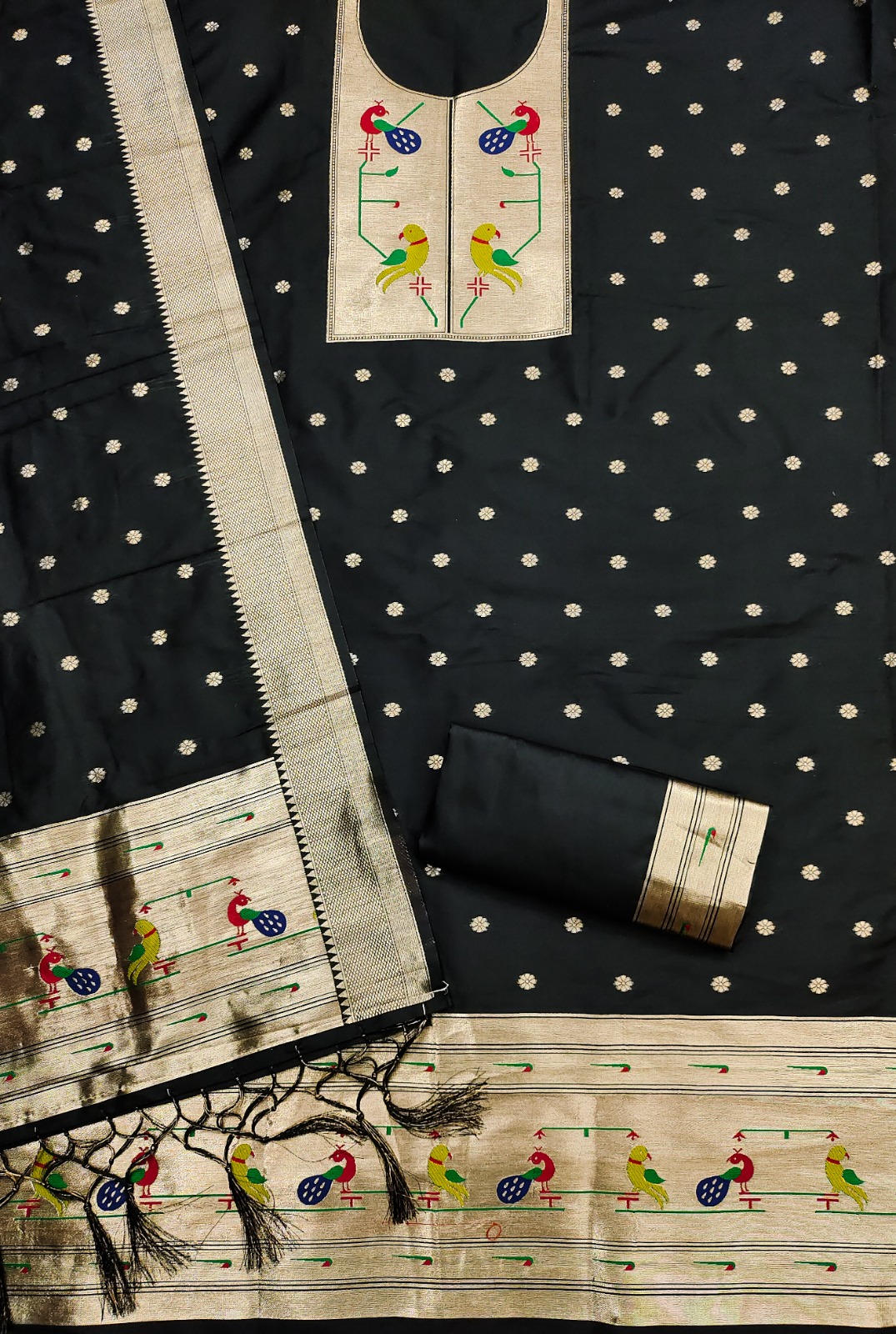 PD009 PAITHANI DRESS MATERIAL