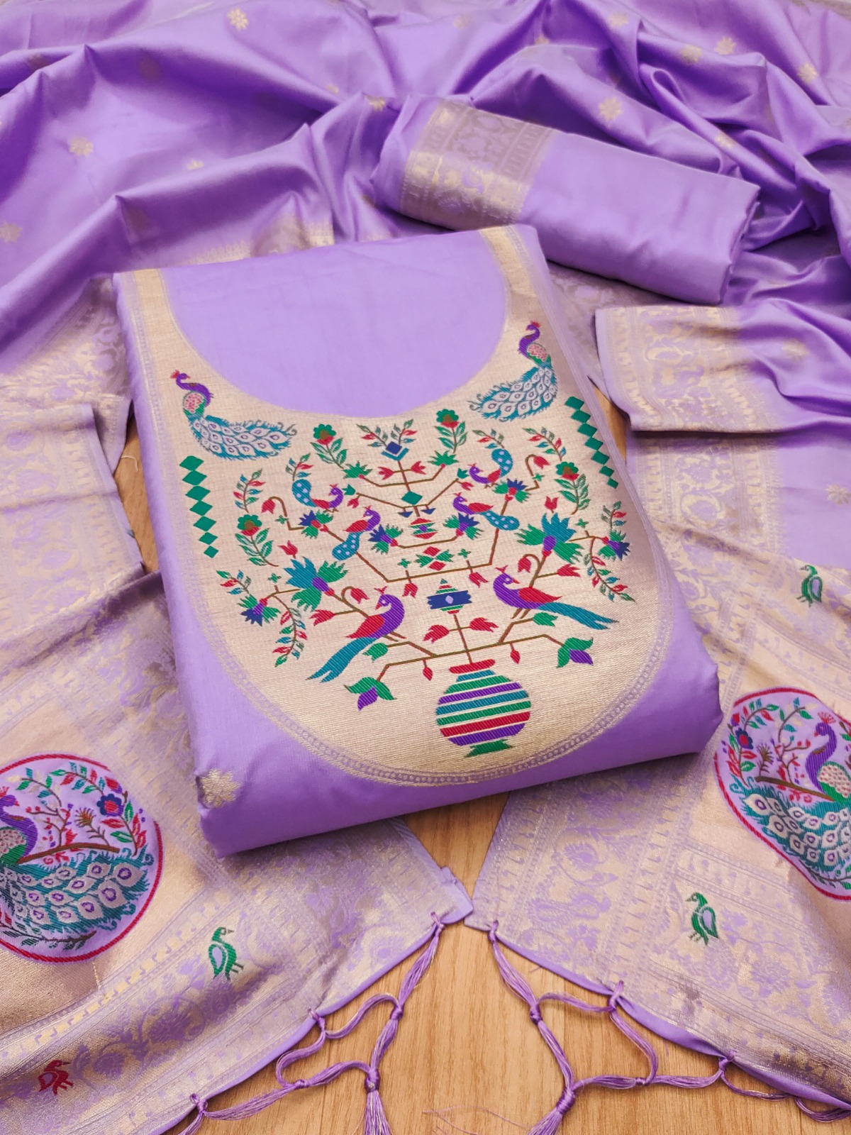 PD0010 PAITHANI DRESS MATERIAL