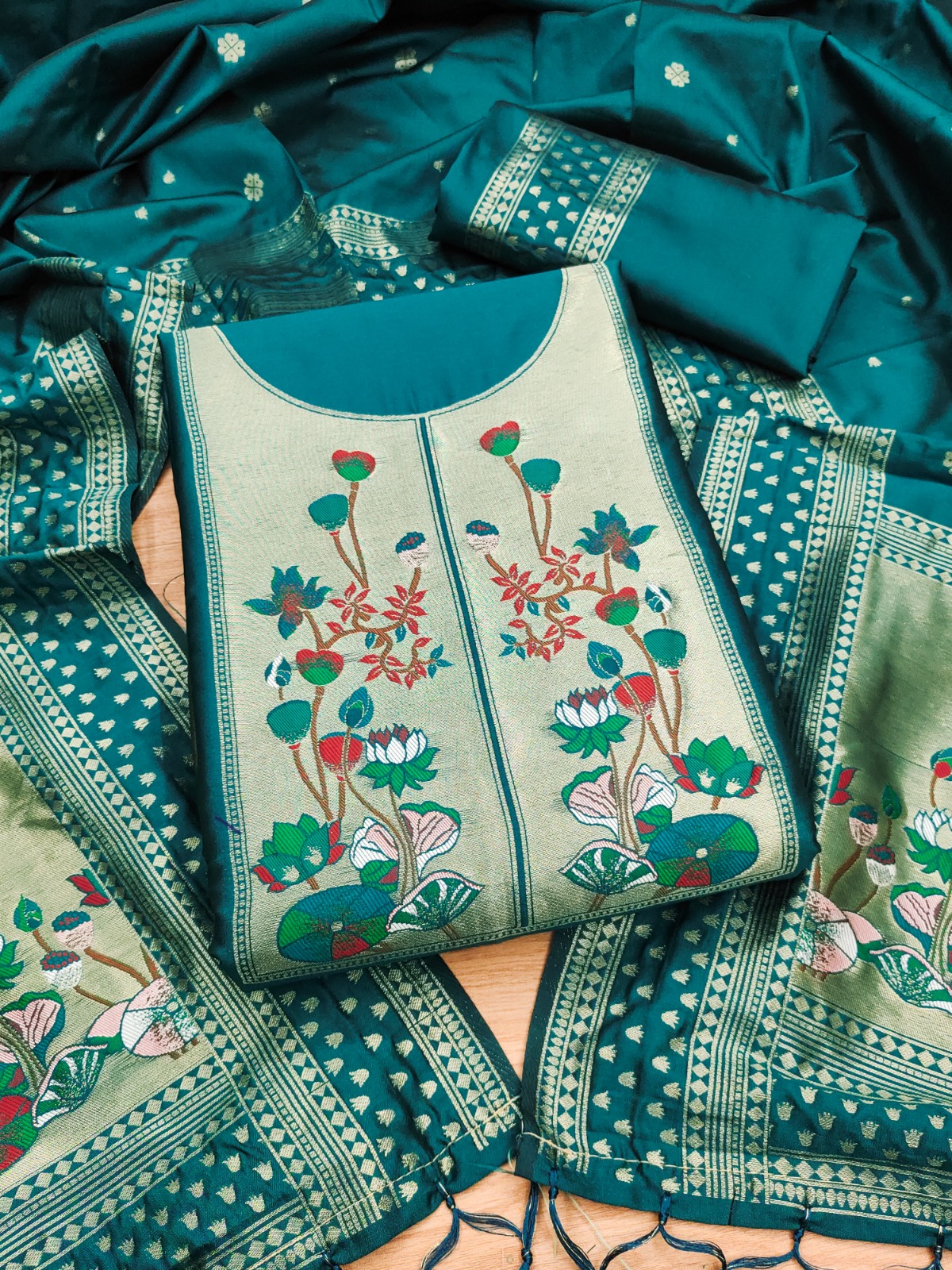 PD0011 PAITHANI DRESS MATERIAL