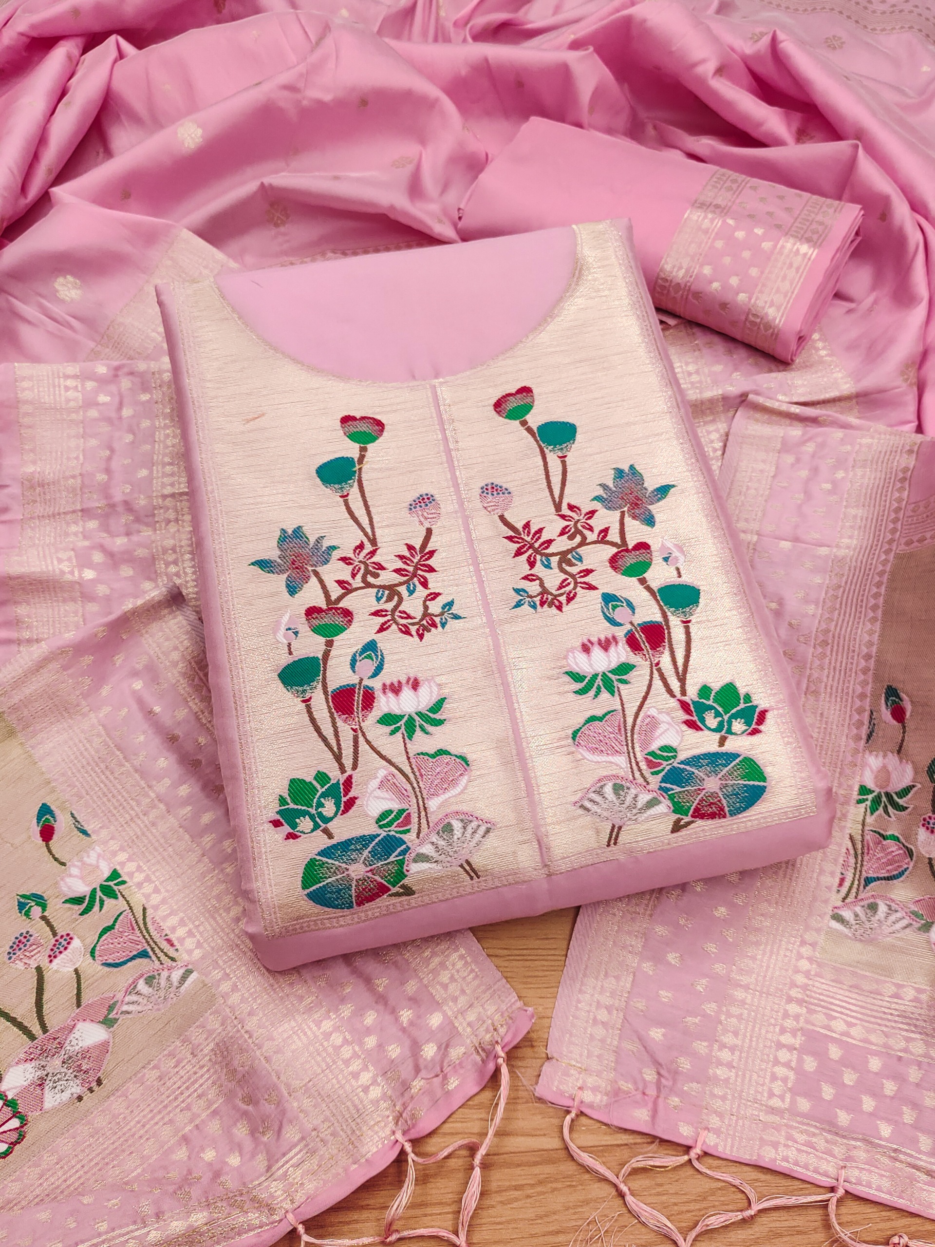 PD0011 PAITHANI DRESS MATERIAL