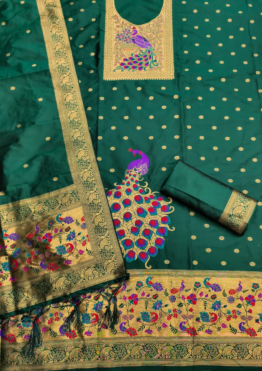 PD0012 PAITHANI DRESS MATERIAL