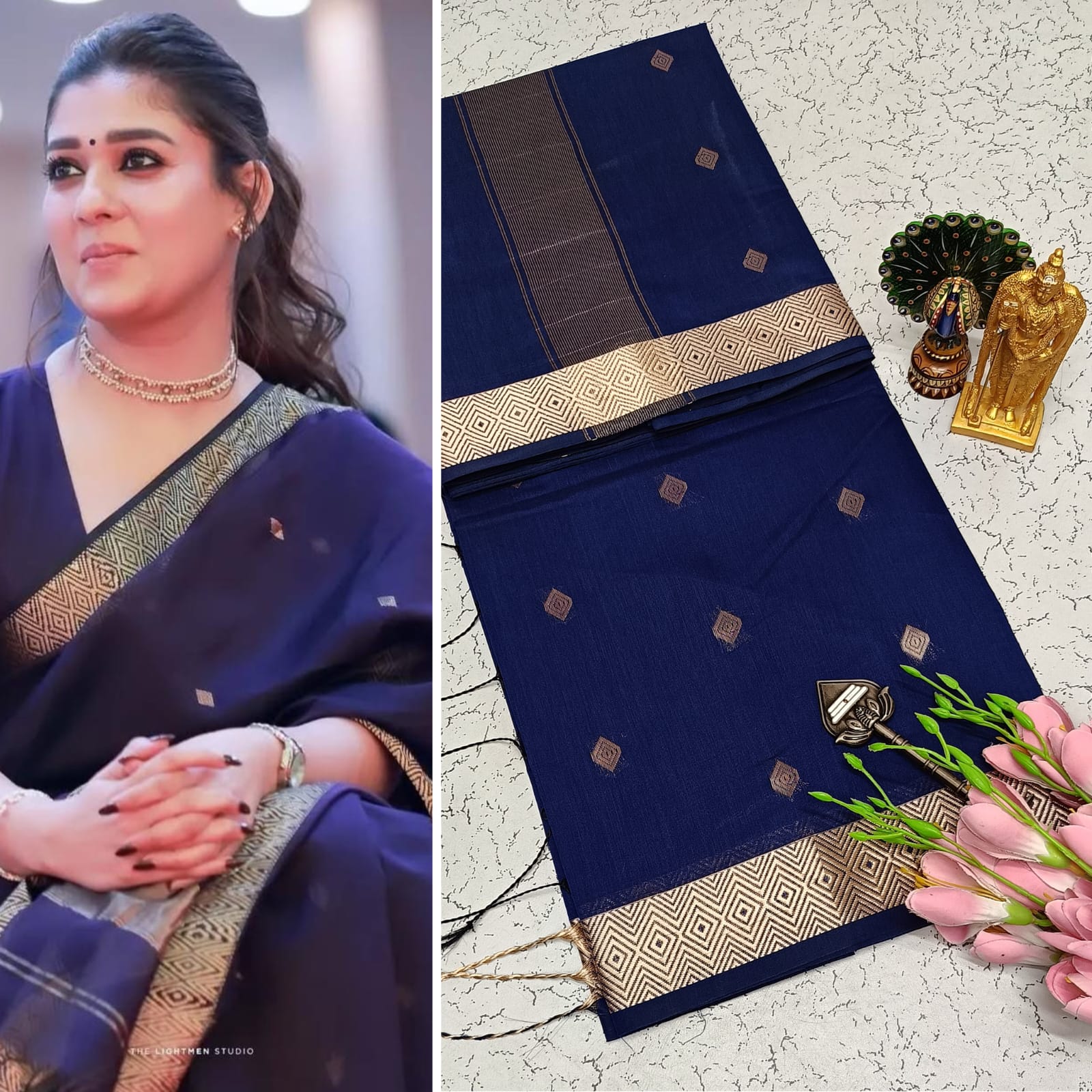 SC004 NAYANTARA MAHESHWARI COTTON SAREE