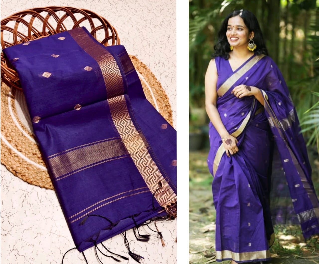 SC004 NAYANTARA MAHESHWARI COTTON SAREE