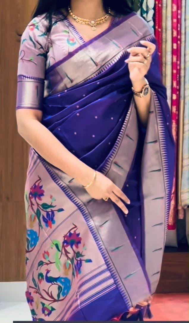 SP004 MUNIYA SILK PAITHANI SAREE