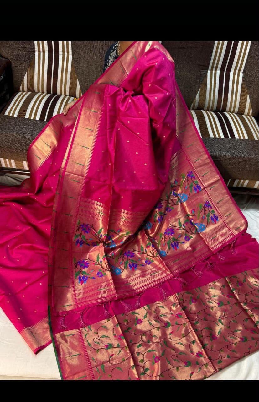 SP004 MUNIYA SILK PAITHANI SAREE