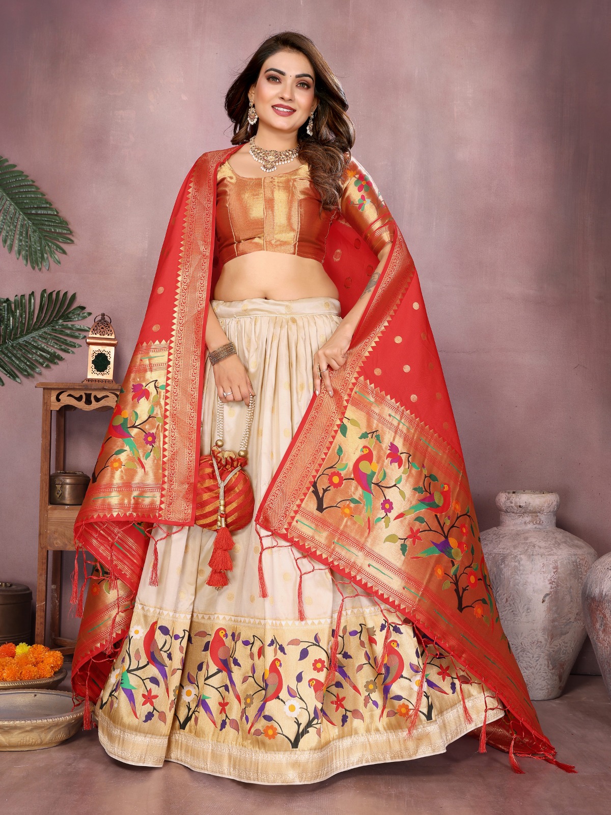 PLOO6 PAITHANI VIRAL LEHENGA