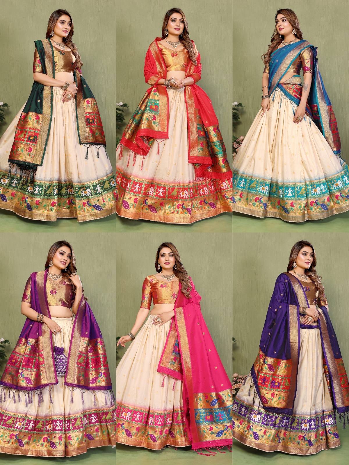 patola paithani premium lehenga