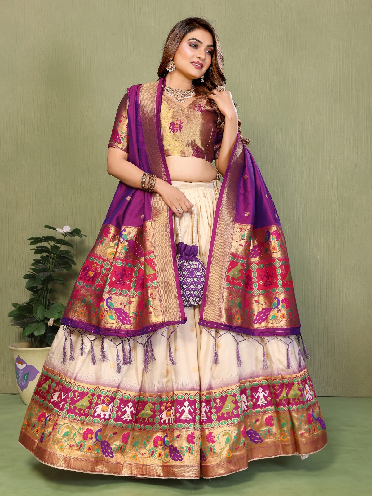 patola paithani premium lehenga