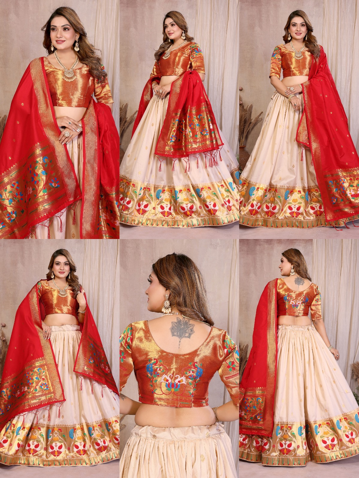 Paithani Swan Lehenga