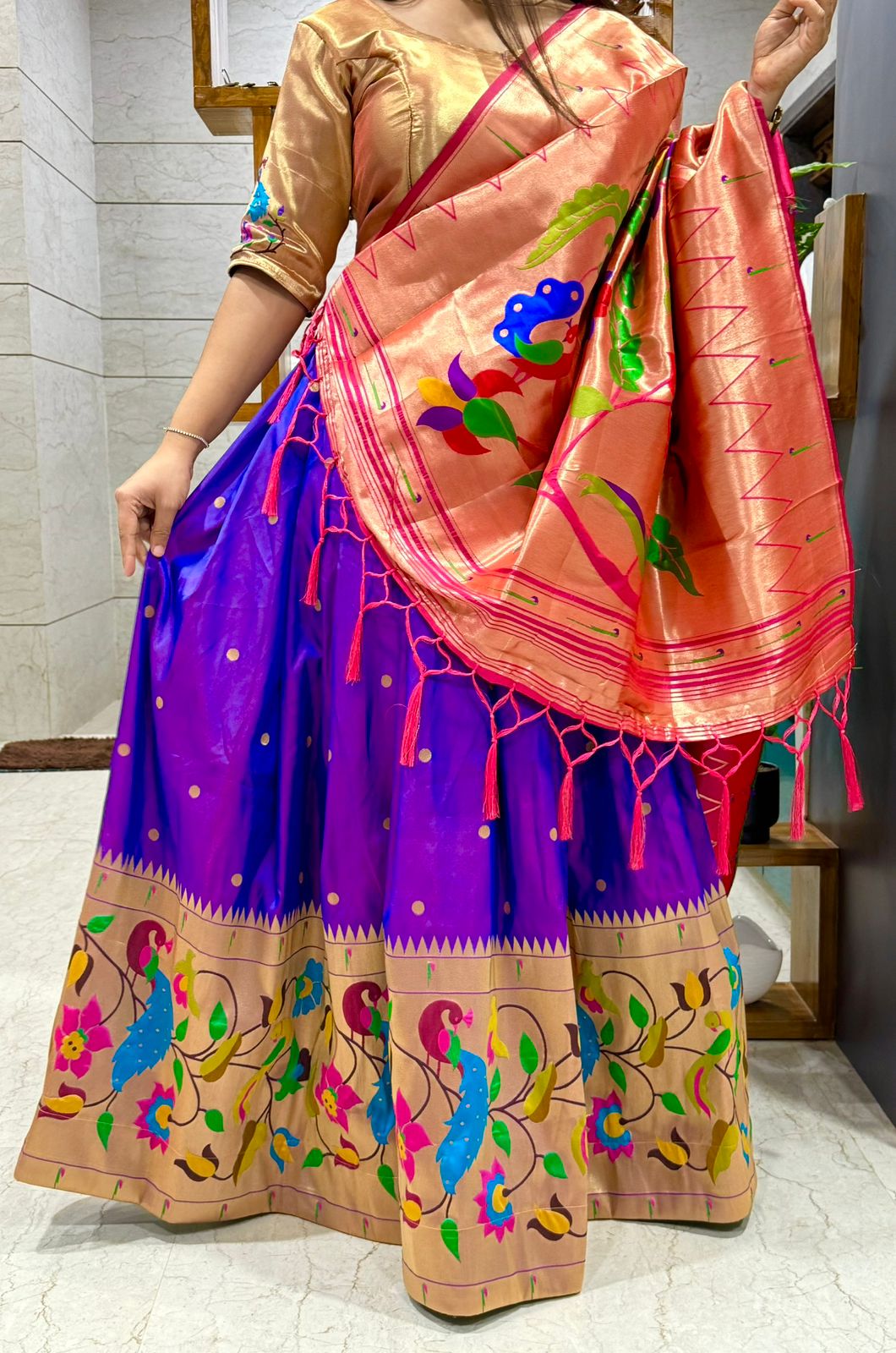 Paithani Ready Lehenga