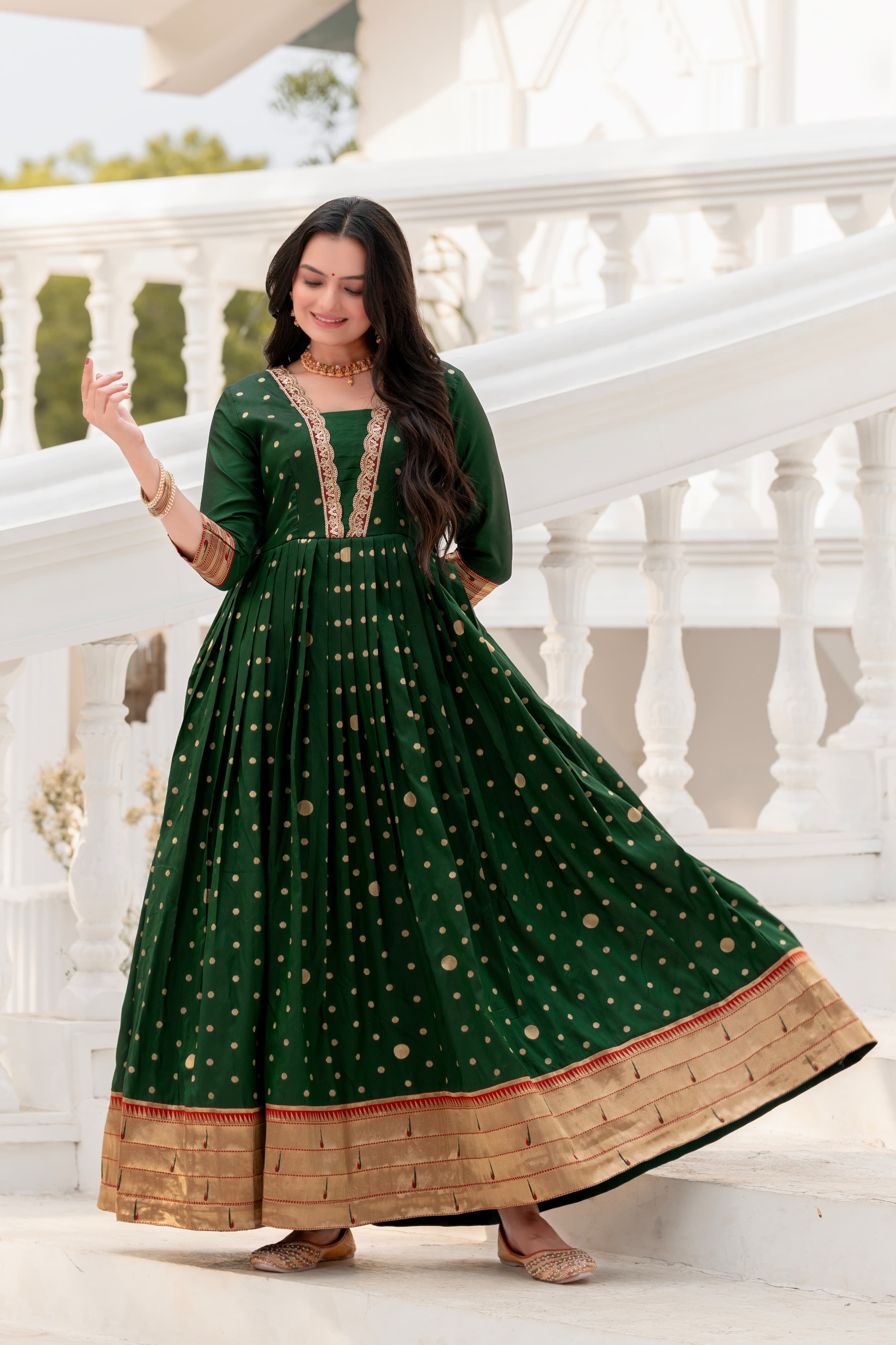 Paithani gown