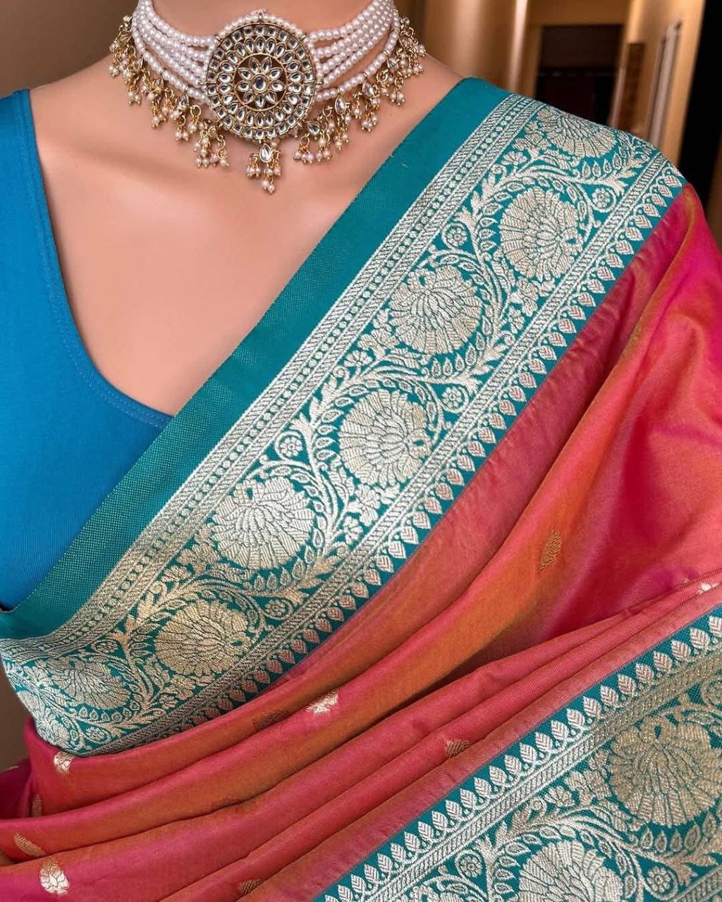 SP009 BANARASI SILK PAITHANI