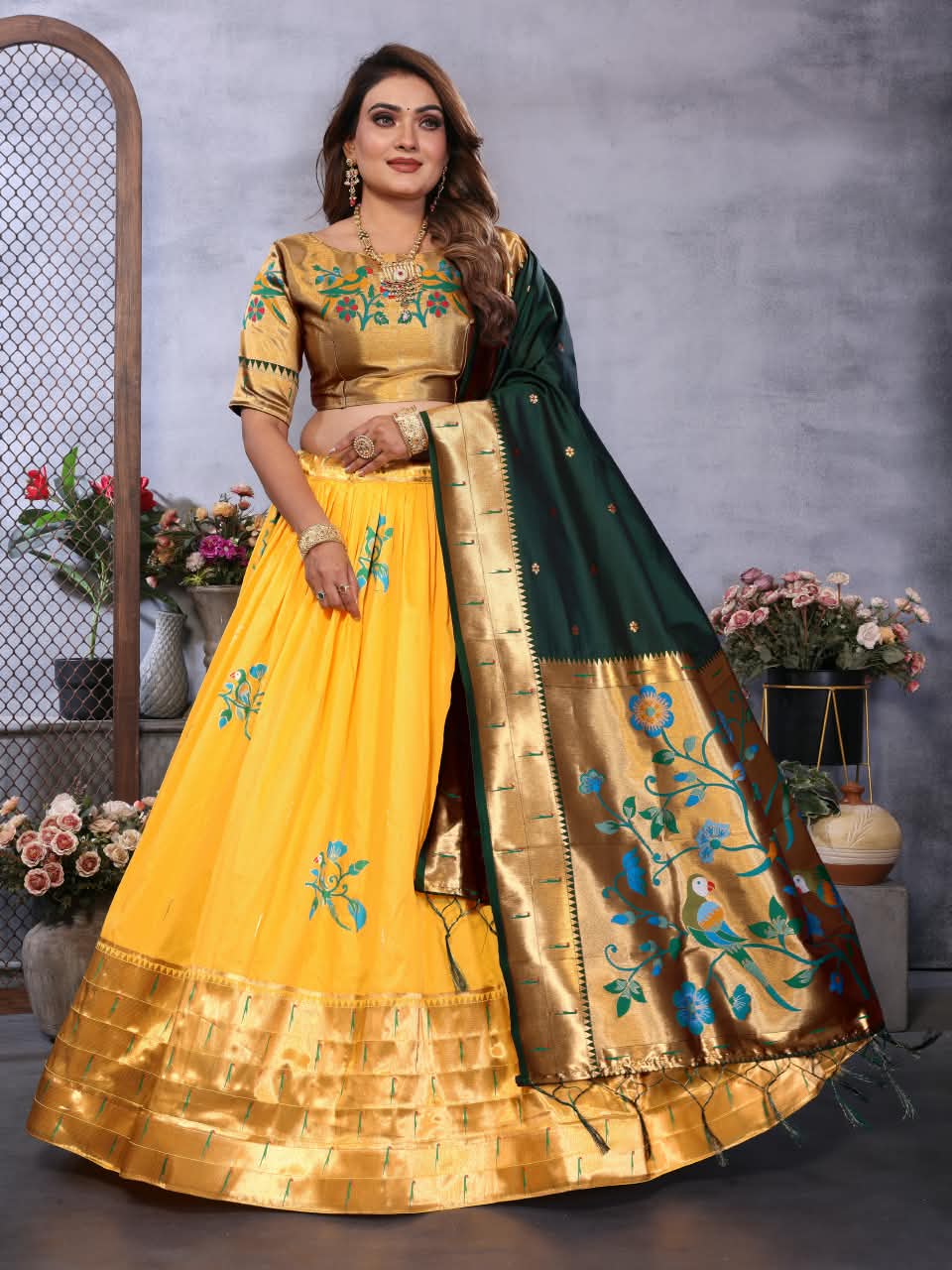 PLOO15 PAITHANI LEHENGA