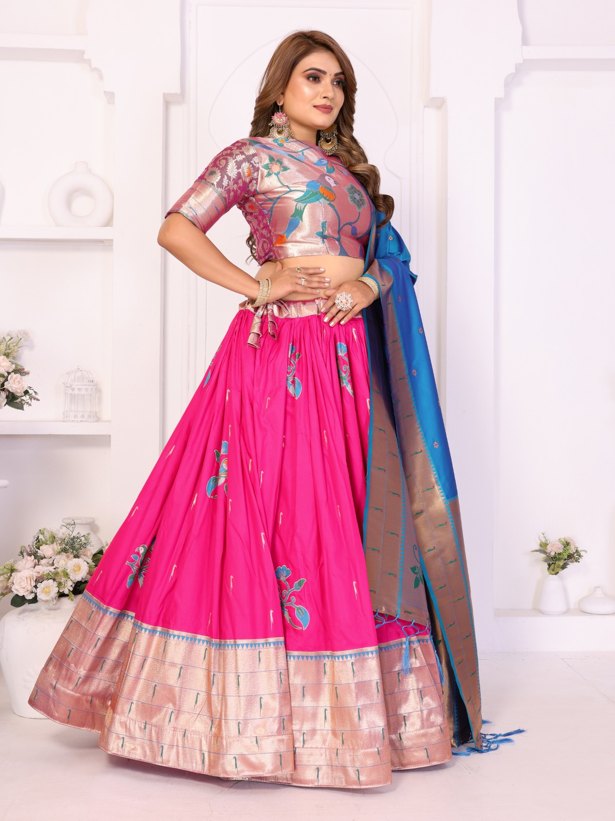 PLOO15 PAITHANI LEHENGA