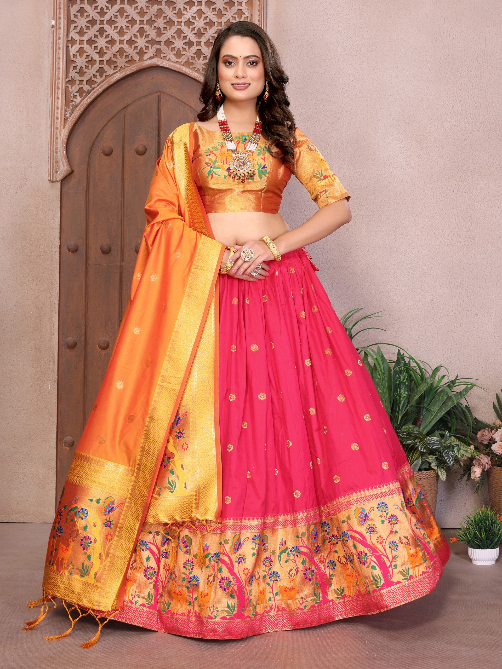 PLOO16 PAITHANI LEHENGA