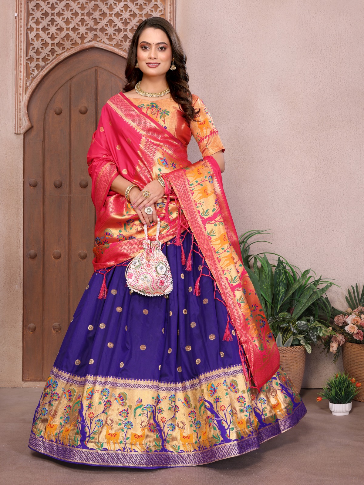 PLOO16 PAITHANI LEHENGA